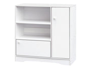 BERG Storage Shelf Cabinet Organiser Rack - WHITE