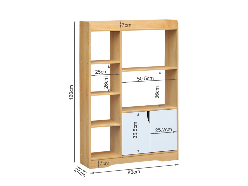 CRATER Bookshelf Storage Cabinet - MAPLE