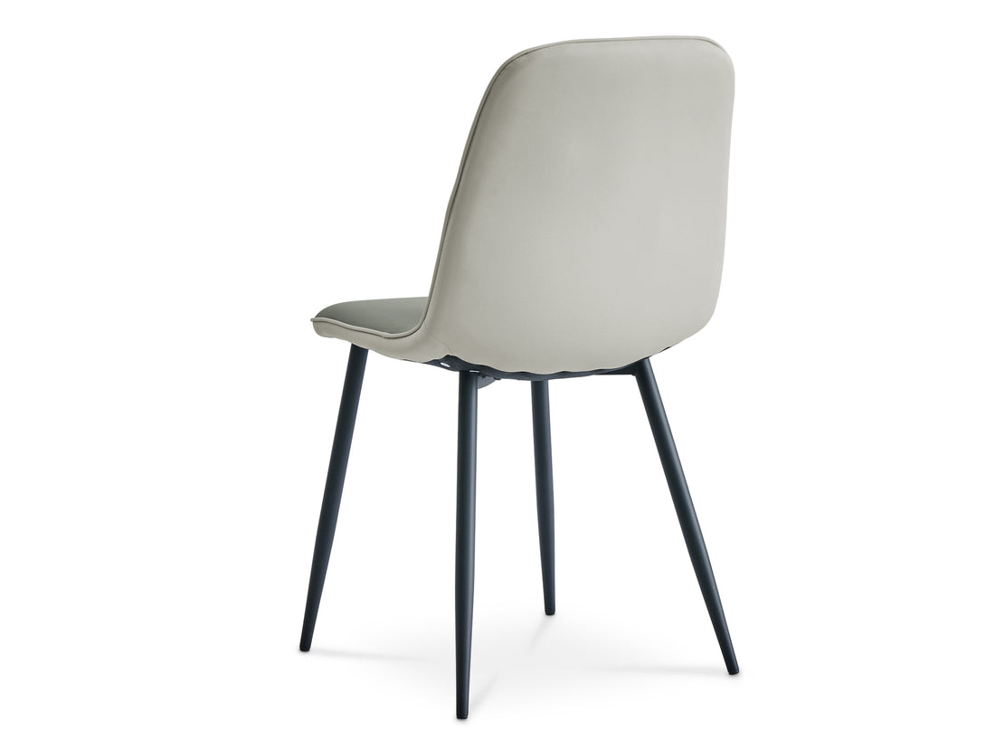 CALLIE 4PCS Dining Chair - LIGHT GREY