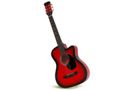 38" Acoustic Guitar Red