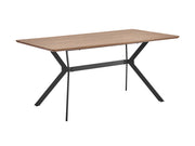 CLAUDE Dining Table Rectangle 160x90cm - WALNUT