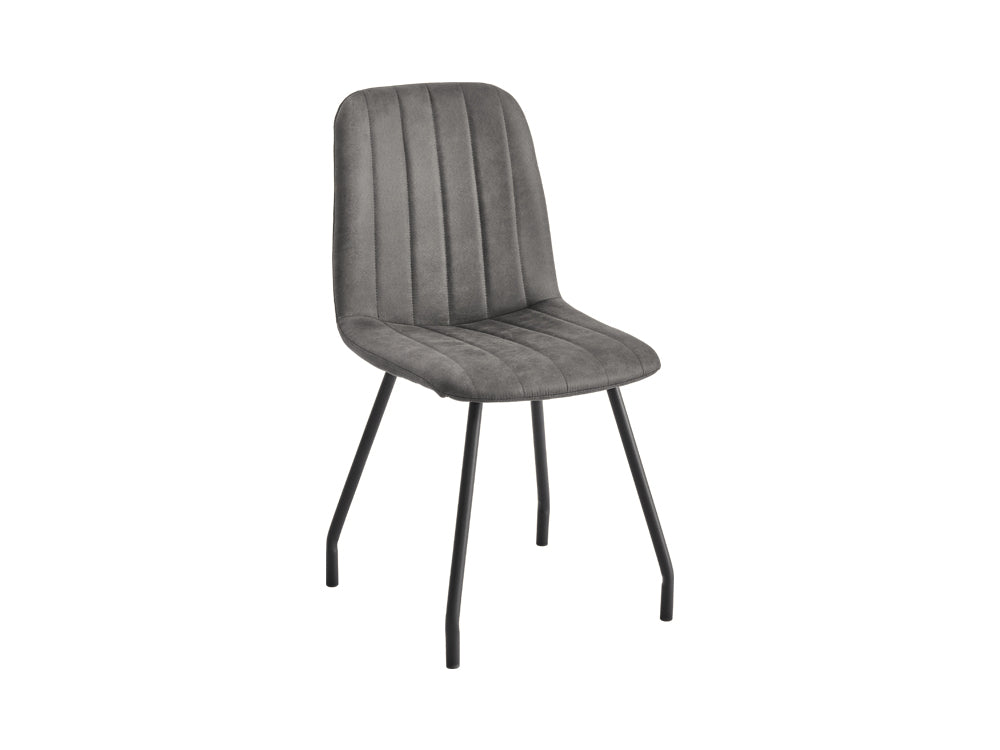 KIARA 4PCS Dining Chair - DARK GREY