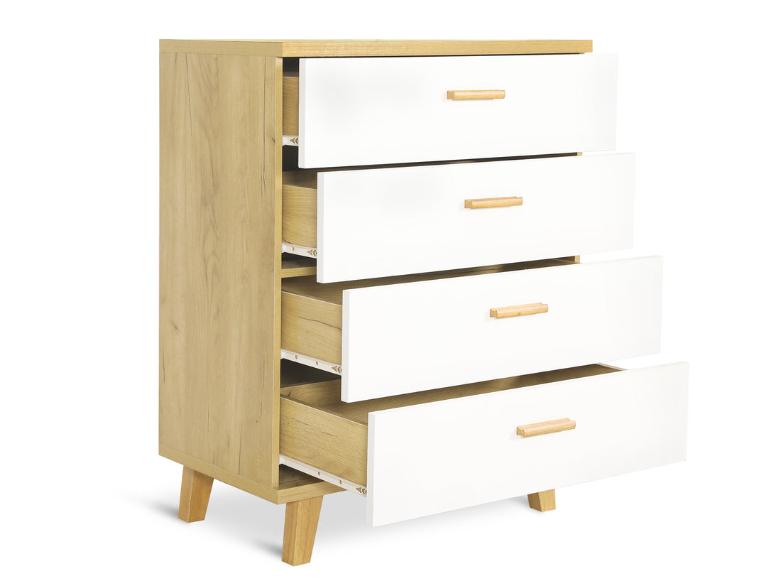 ALTON Tallboy 4 Drawers - OAK