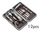 12 IN 1 Luxurious Manicure Stainless Nail Clip/Set