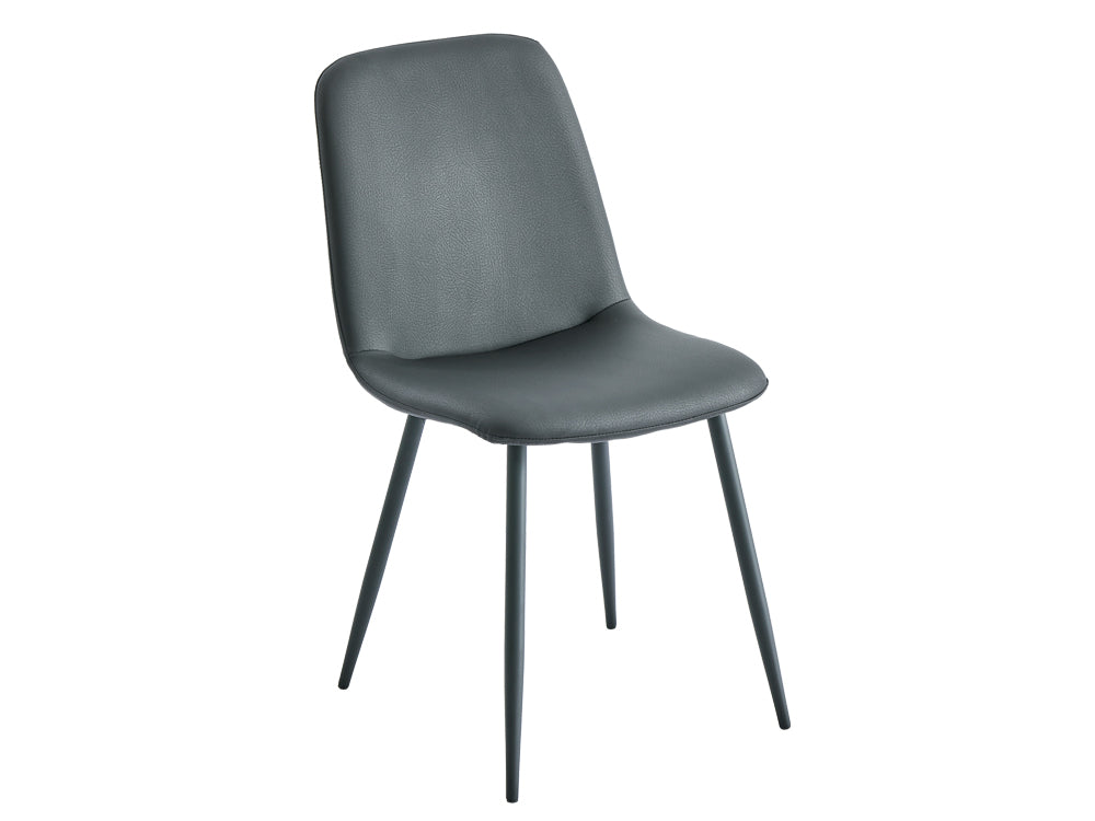 CALLIE 4PCS Dining Chair - DARK GREY