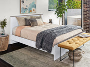 WAIPOUA Queen Wooden Bed Frame - GREY OAK