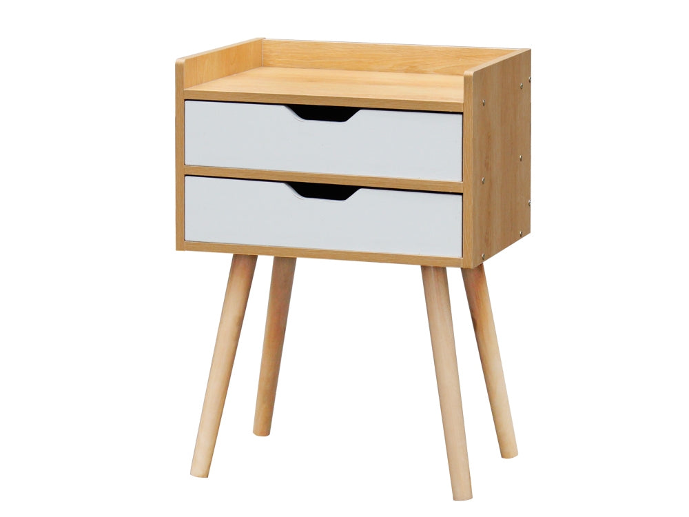 MARC Bedside Table Nightstand - OAK