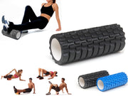 Gym Foam Roller with Trigger Point - BLACK