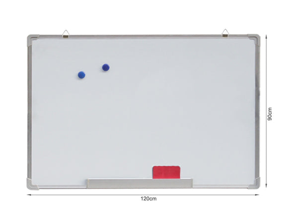 Whiteboard Aluminium Frame 120cm x 90cm