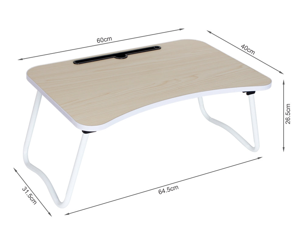 Portable Laptop Desk Laptop Tray Table - NATURAL