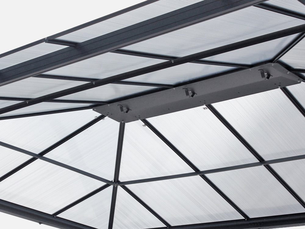 TOUGHOUT Patio Gazebo Aluminium Gazebo with Mosquito Netting 4x3M