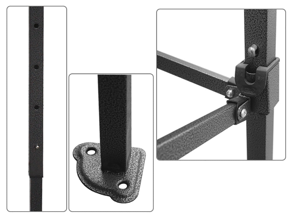 TOUGHOUT Breeze Gazebo 3x3M RED