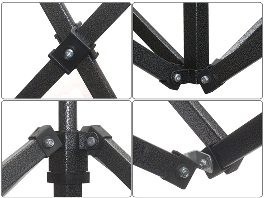 TOUGHOUT Breeze Gazebo 3x3M RED