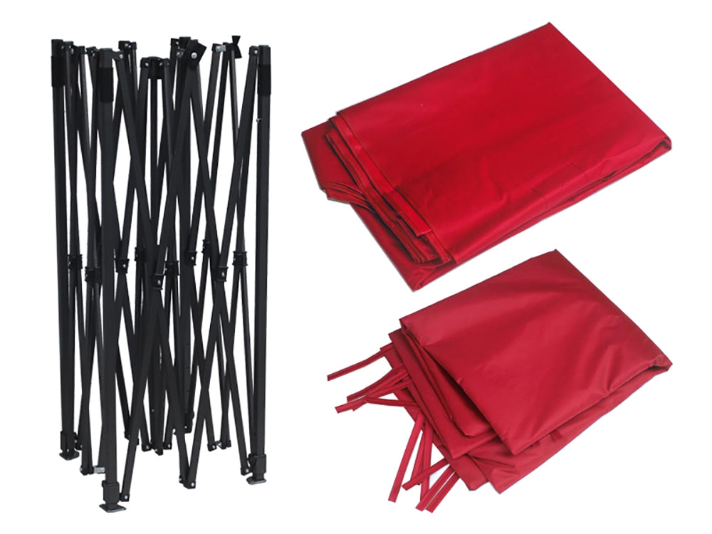 TOUGHOUT Breeze Gazebo 3x3M RED